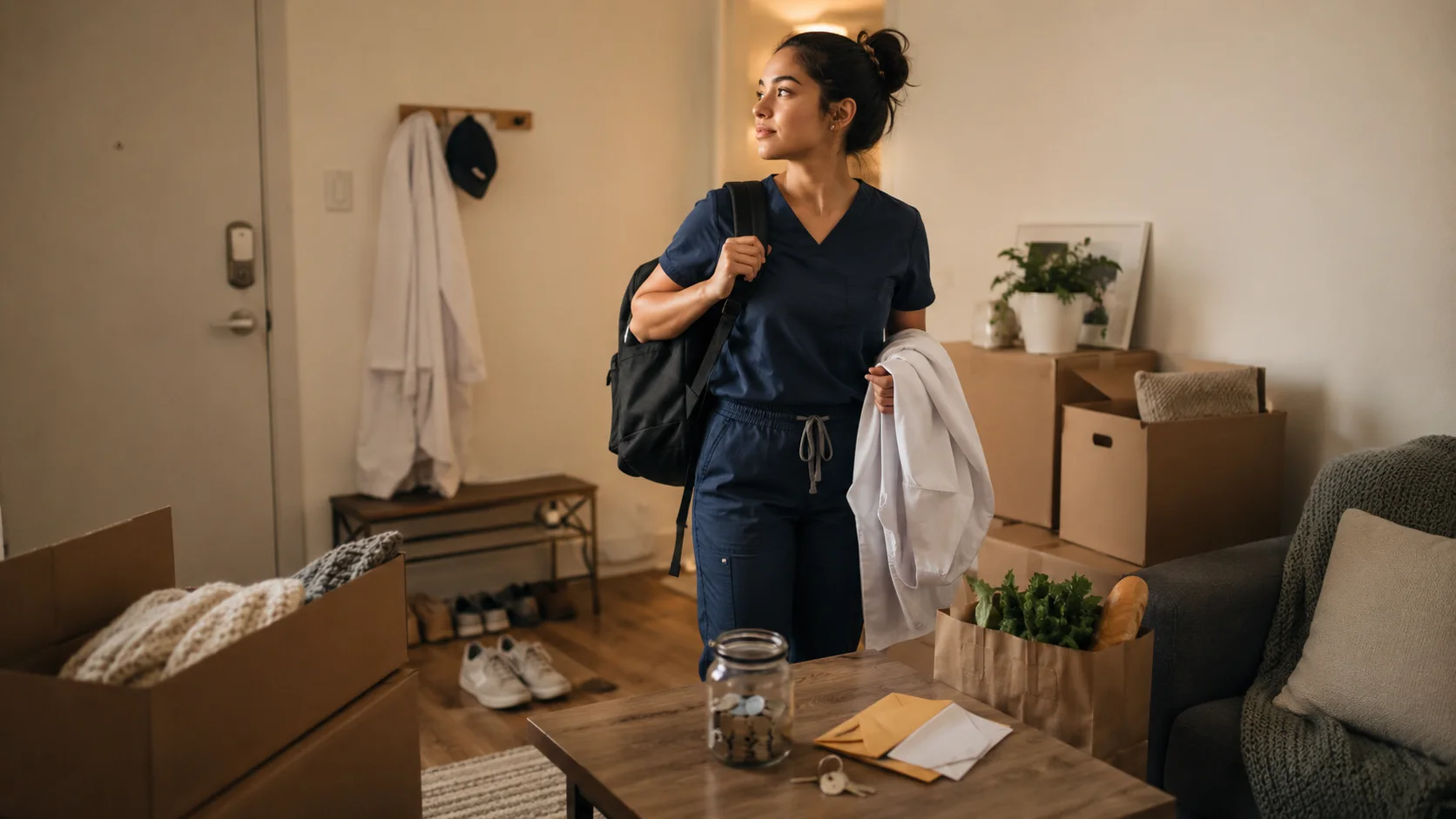 A new dental graduate preparing to move and begin practice
